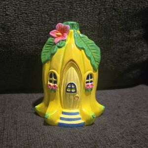 Handpainted Miniature Banana Hut